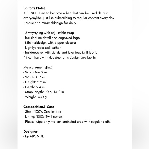 Le Abonne Martin Bag - Picture 12 of 13